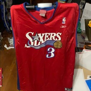 NBA Sixers #3 Allen Iverson Jersey